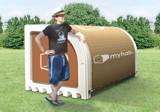 Illustration for article titled Myhab Recyclable Concert Dwellings Now Available For You to Do Horrible, Horrible Things In